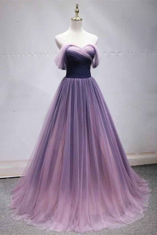 ball gown violet