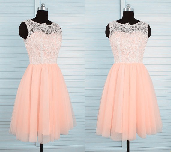 Peach Short Dress on Sale, UP TO 64 ...