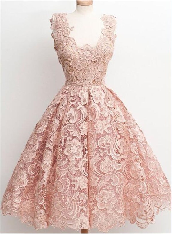 peach dress formal