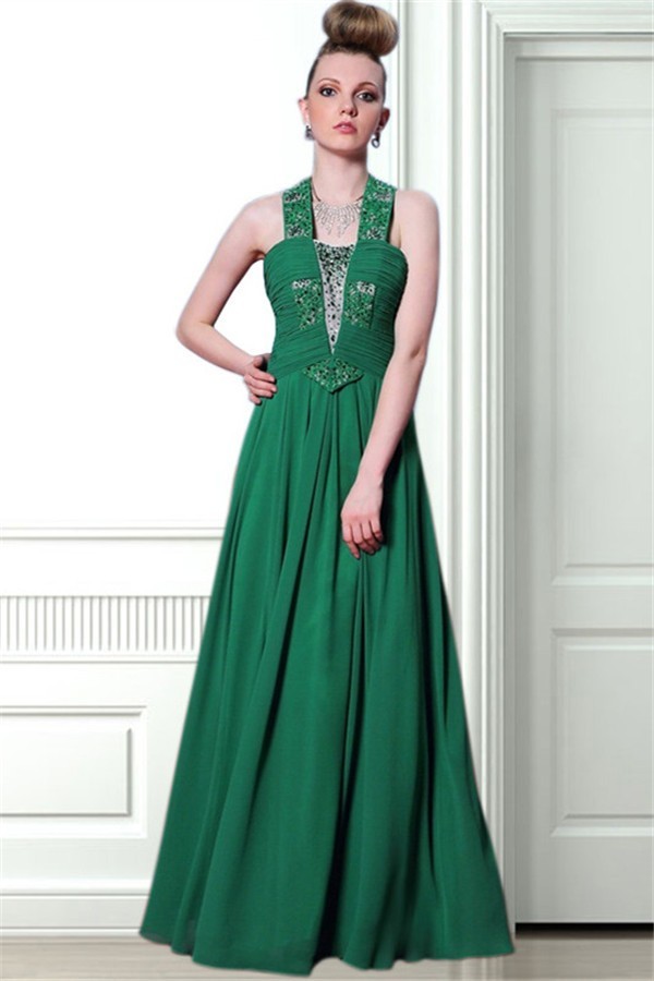 light emerald green dress