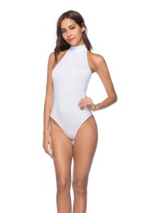 Sexy High Neck Bodycon Rompers Summer One Piece Suit