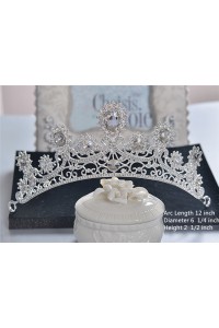 Sparkly Swarovski Crystal Wedding Bridal Tiara Crown