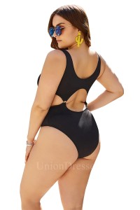 Sexy Swimsuit Women One Piece Swimwear Cut Out Bodysuit Plus Size Beachwear